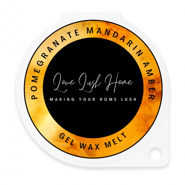 Pomegranate Mandarin Amber Gel Melt for wholesale by Love Lush Home