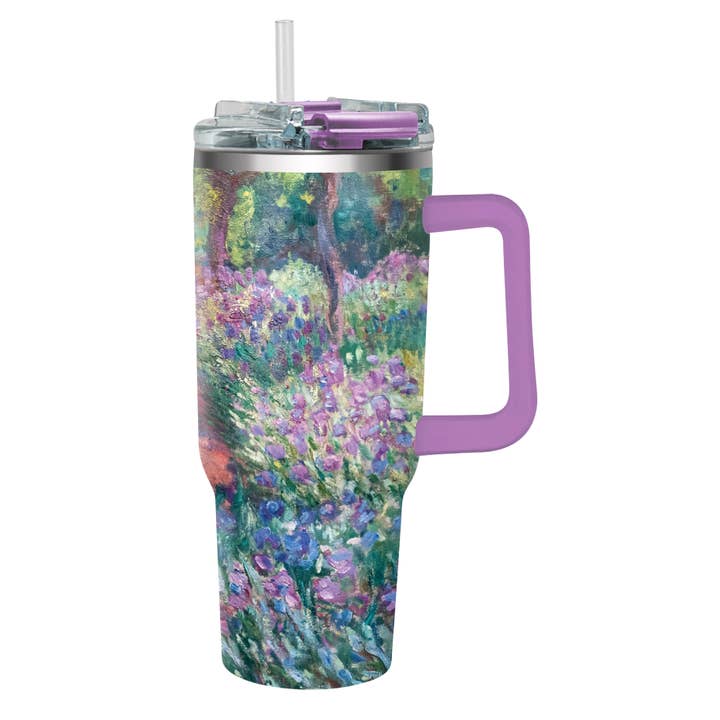 Insulated 30oz Stainless Tumbler - Monet Garden at Giverny for wholesale by RainCaper