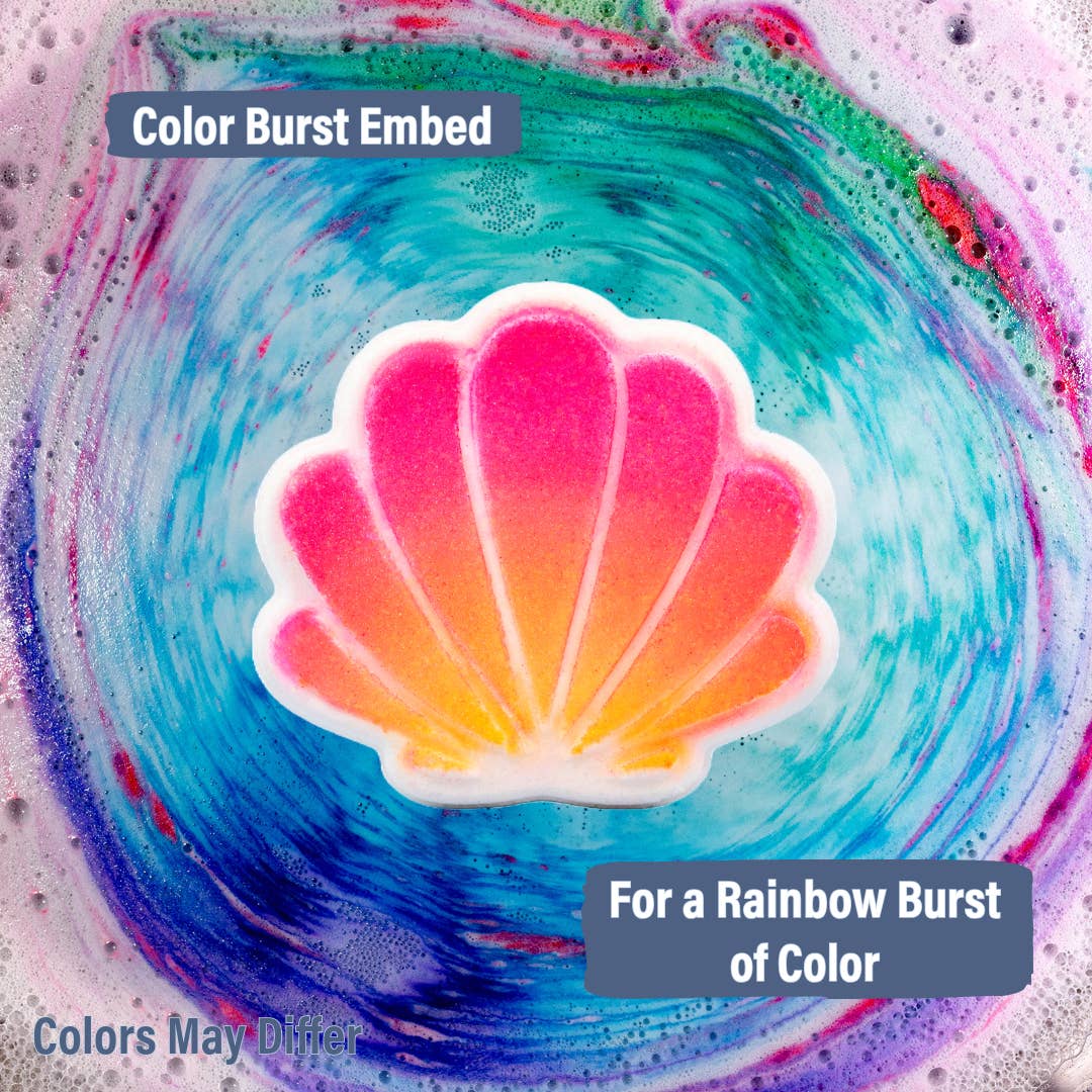 Luxiny Products - Luxurious Bath and Body - Venta al por mayor Bombas de baño - Bomba de baño | Pintada a mano | Explosión de color | Concha marina1