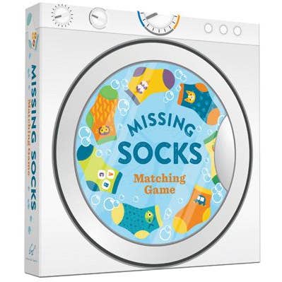 Chronicle Books - Wholesale Brain Game - Kids - Missing Socks Matching Game