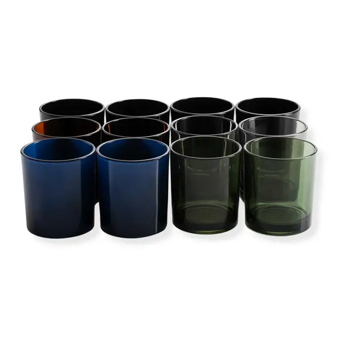 General Wax - Candle Making Supplies - Wholesale Candle Holder - 14 oz Havana Midnight - Candle Making Glass 0