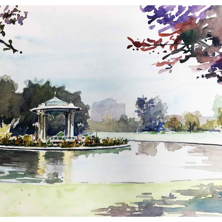 St. Louis Forest Park - Stampa giclée per la vendita all'ingrosso da parte di Steven Dragan Fine Art