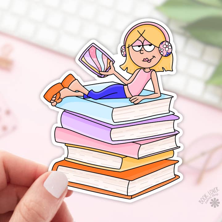Book Lover Merch Shop - Wholesale Sticker - Bookish Girl Stickers / Bookish Stickers / Book Lover Gift0