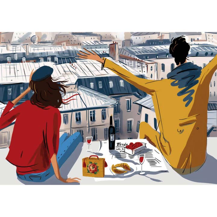 Kit de Pintura de Diamante Casal Apaixonado em Paris DE7114 por atacado de RTO&Collection D'Art (RTO Baltic OU)