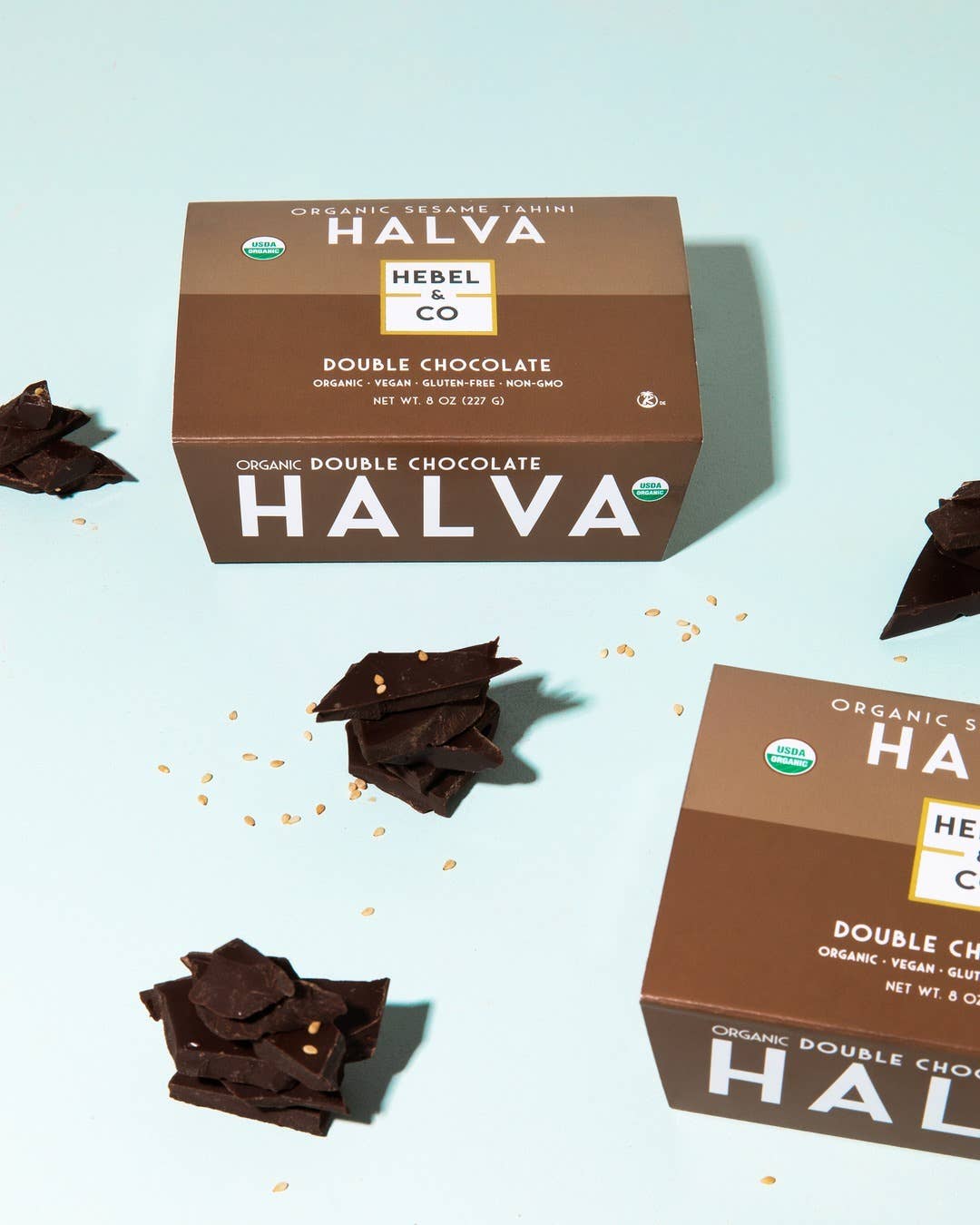 Hebel & Co - Wholesale Chocolate Bar - Organic Halva - Double Chocolate2