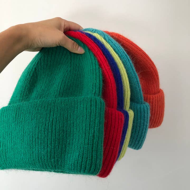 Billy Bamboo - Wholesale Beanie - Women's - ROYAL ANGORA WOOL BEANIE - crystal brights