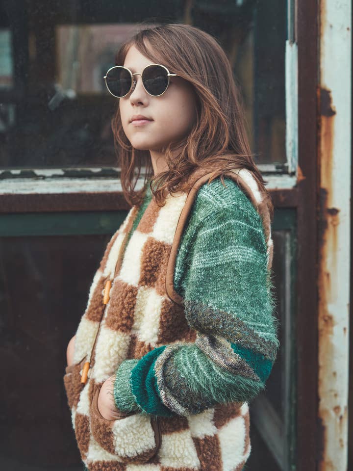 Wollen bodywarmer - Brick for wholesale by We Are Wovens