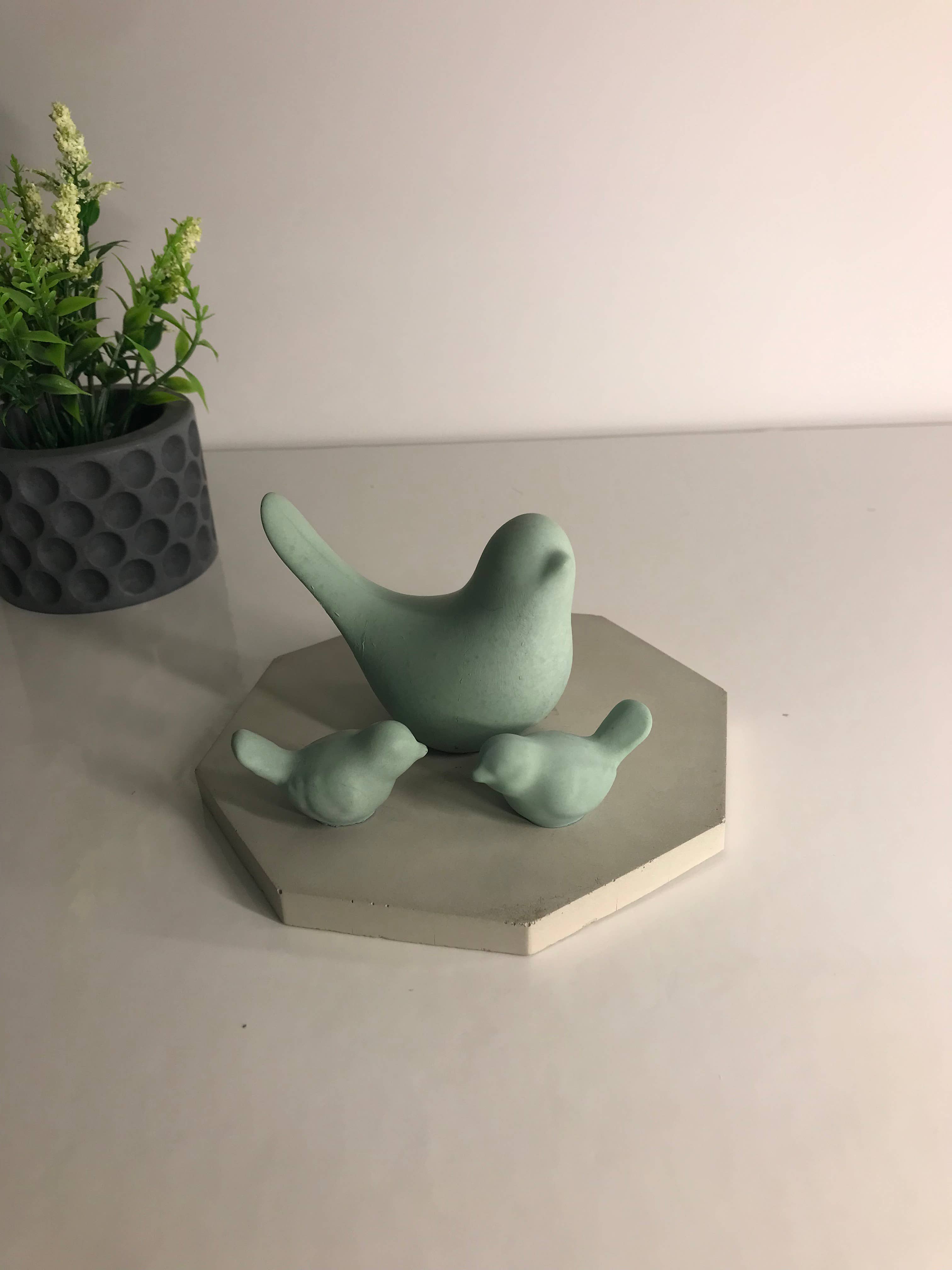 Joyful Lotus - Venta al por mayor Figura decorativa - Pájaros de concreto hechos a mano10