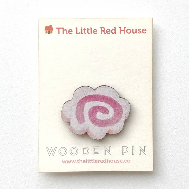Fish Cake Wooden Pin for wholesale by The Little Red House