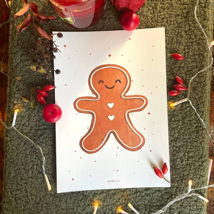 Papier Poetic - Wholesale Poster - "Gingerbread Man" Poster/Display1