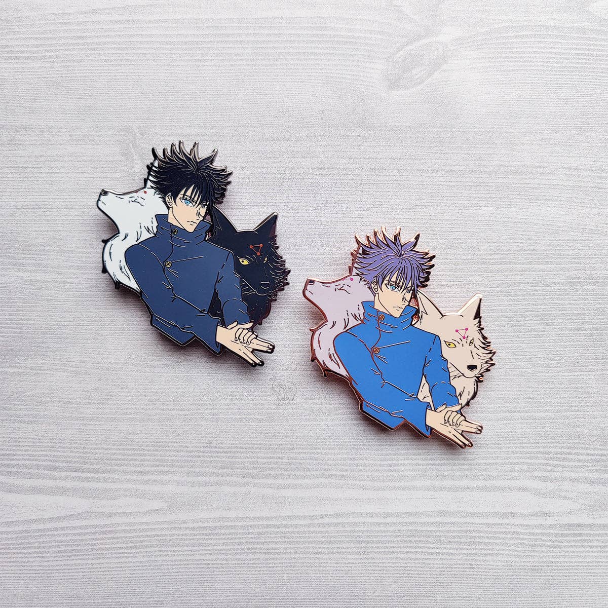 squibblefu - Wholesale Lapel Pin/Button - ***RETIRING last chance!*** Fushiguro | JJK Curse Fighters | Hard Enamel Pin1