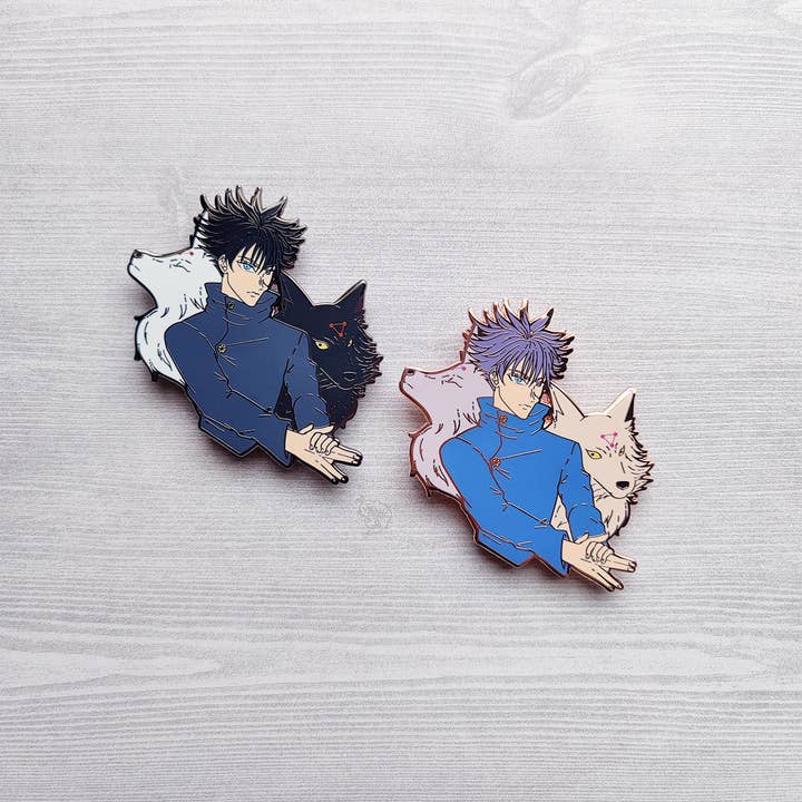 squibblefu - Wholesale Lapel Pin/Button - ***RETIRING last chance!*** Fushiguro | JJK Curse Fighters | Hard Enamel Pin1