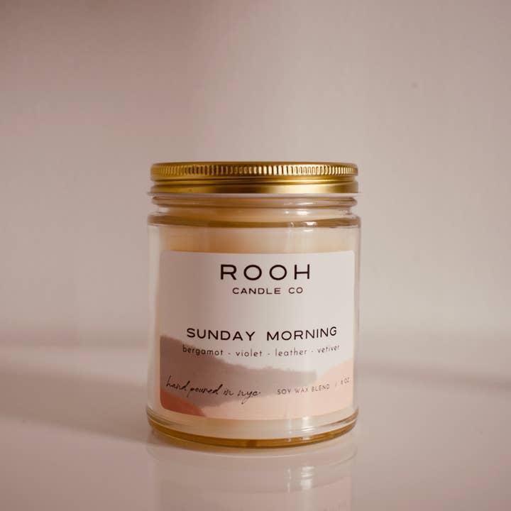 Sunday Morning for wholesale by Rooh Candle Co