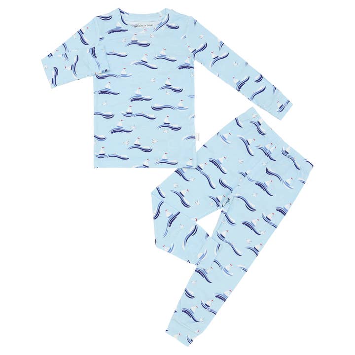 Basically Soho - Wholesale Sleepwear Set - Kids - Cape Cod Sailboat Two-Piece Set1