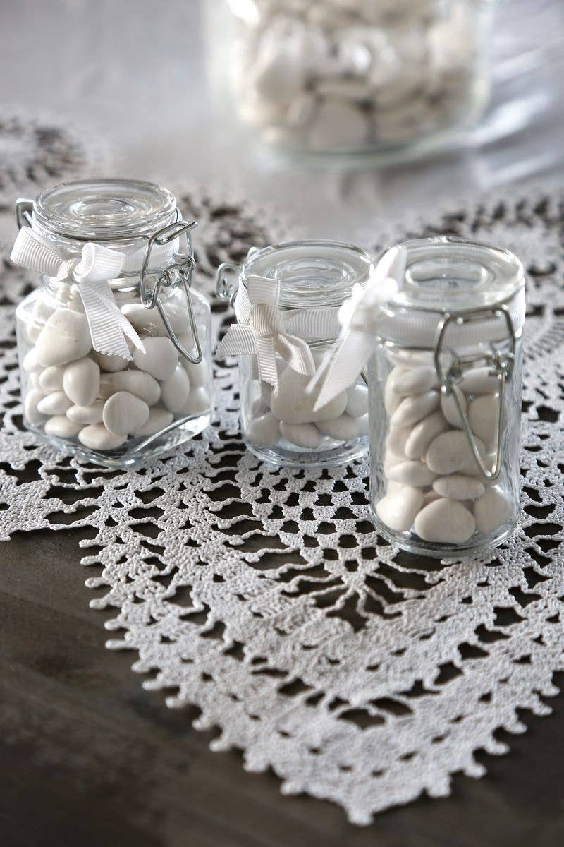 Fiorirà un giardino – wholesale Jar – Mini Square Glass Jar With Clip V55ml 4 x 4 H8 cm1