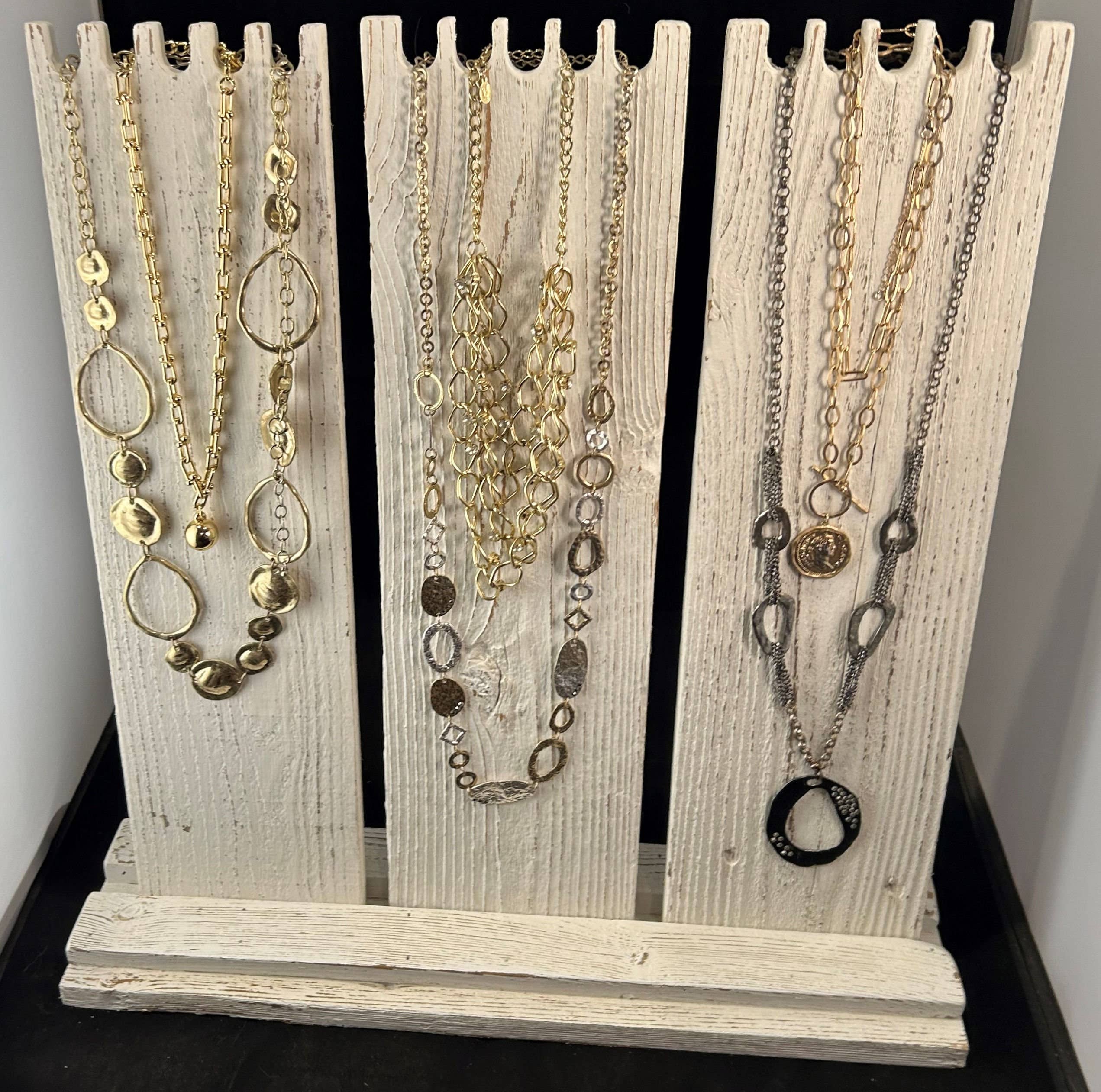 Gifted Shop Works, LLC - Wholesale Jewelry Stand & Display - Multi-Necklace Display With 3 Easels9