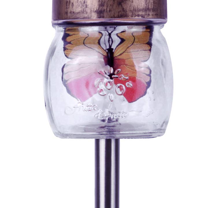 Forever Gifts Inc. - Wholesale Outdoor/Lawn Light - Butterfly Jar Solar Pathway Lights, Set of 34