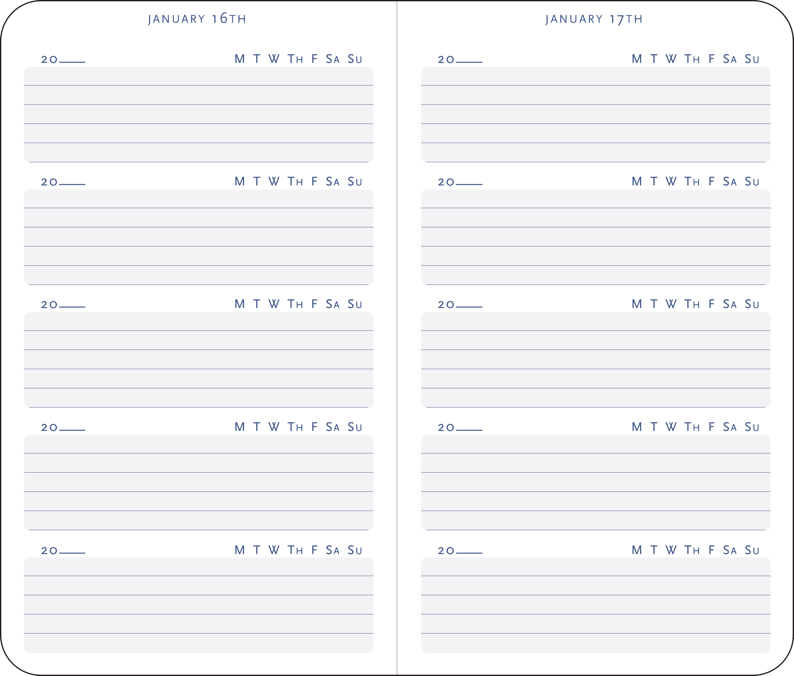 Peter Pauper Press - Wholesale Journal/Diary - Five Year Journal3