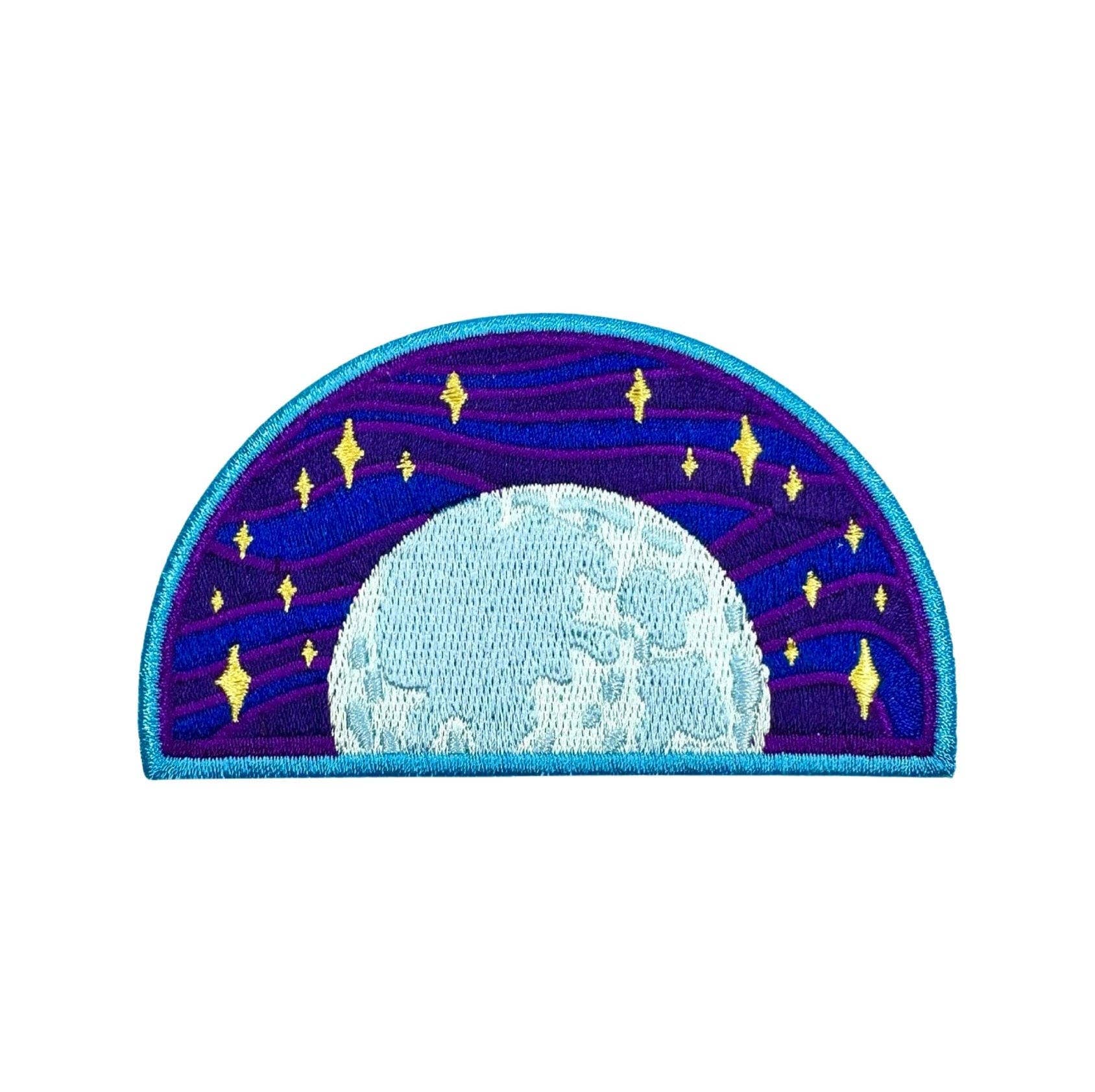 Sparkletown Studios - Wholesale Patch - Fly Me To The Moon Embroidered Patch