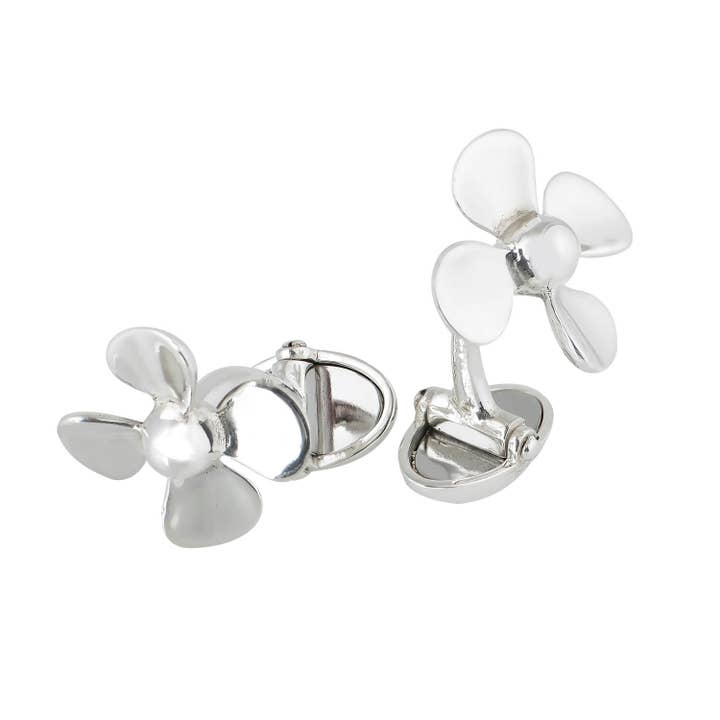 Boutons de manchette hélice pour la vente par Dancing With Jewels