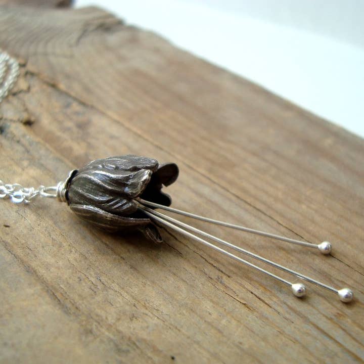 Fuchsia Bloom Studio - Wholesale Pendant/Charm Necklace - Small Tulip Necklace Flower Jewelry5