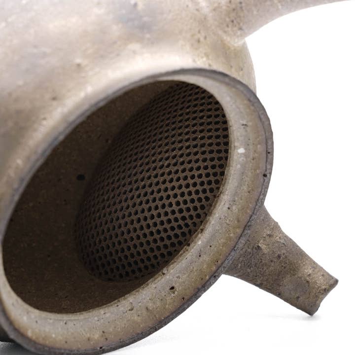 Tezumi - Wholesale Tea Pot - Japanese Kyusu - 前川淳蔵 Junzō Maekawa - Rustic Kurokinsai Tokoname-yaki Teapot - 250ml6