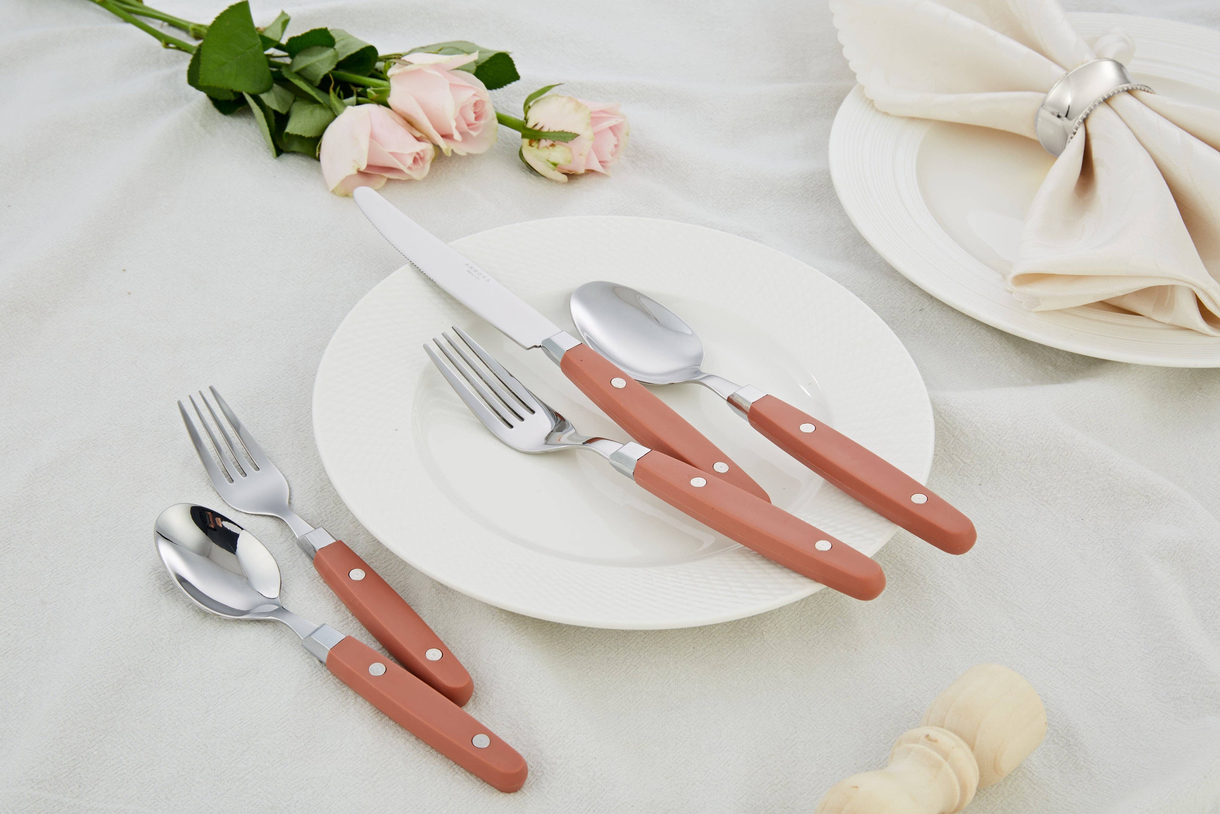 ANNOVA - Venta al por mayor Conjunto de cubiertos - Juego de Cubiertos Retro ANNOVA de 20 Piezas9