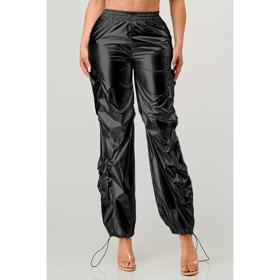 Shiny sale cargo pants