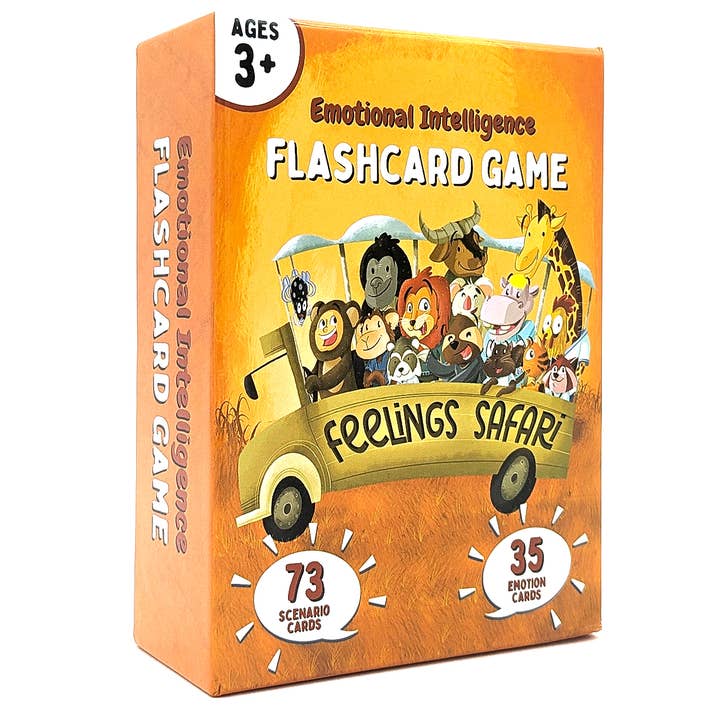 Feelings & Emotions Cards - Emotional Intelligence Card Game for wholesale by Rudderr, LLC/MintBucket