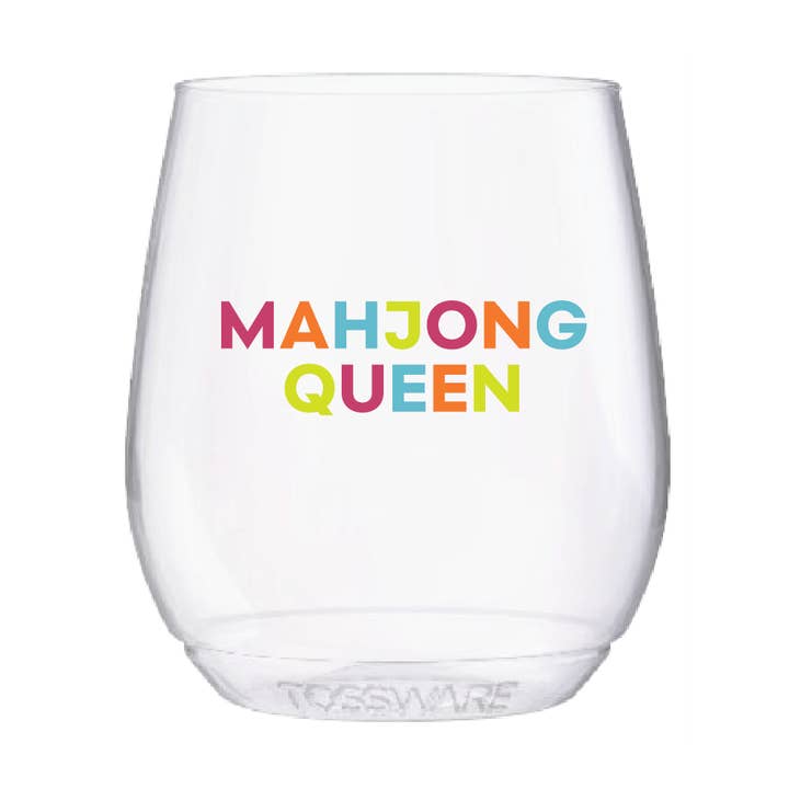 MADdesign - Wholesale Disposable Cup - Mahjong Queen Shatterproof Wine Glasses0
