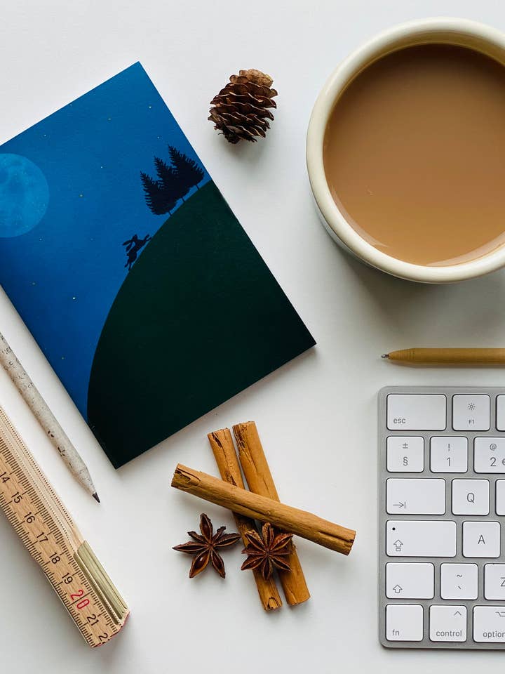 A6 Pocket Notebook - The Fox & Hare for wholesale by Latitude 50 Living