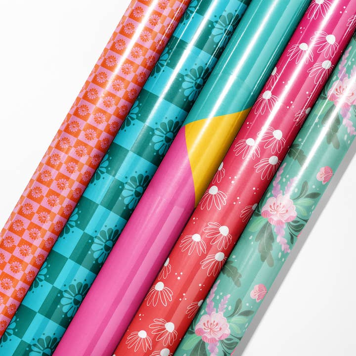 Wrapping Paper Sheet Rolls for wholesale by Chala's Creative