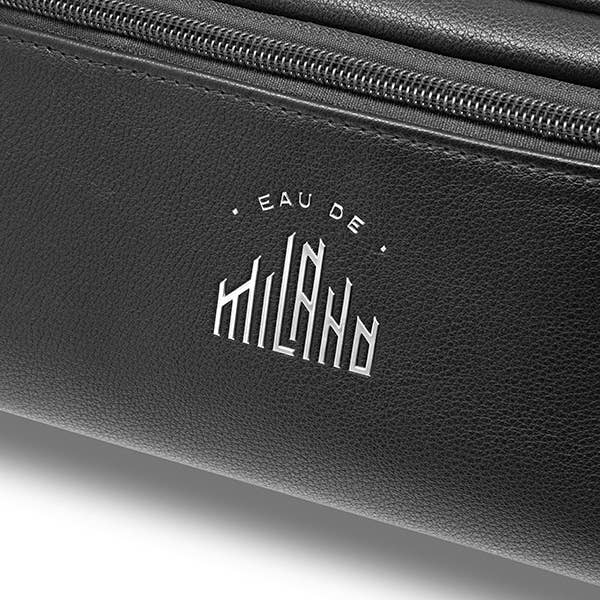 Eau de Milano - Wholesale Pouch - Men's - man black clutch bag1