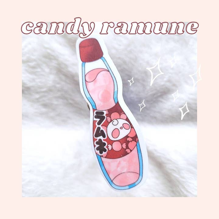 This Little Cafe – Großhandel Aufkleber – Panda Snack Pack | Asiatische gestanzte Sticker | Süße japanische Kawaii-Snacks | Chocolate Pocky, Choco Pie, Strawberry Ramune, Yanyan4