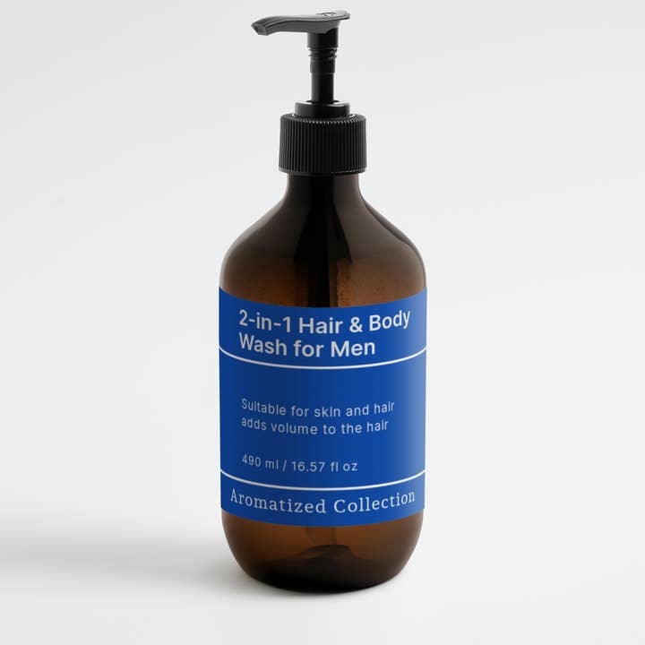 Lavagem de cabelo e corpo 2 em 1 para homem por atacado de Aromatized Collection