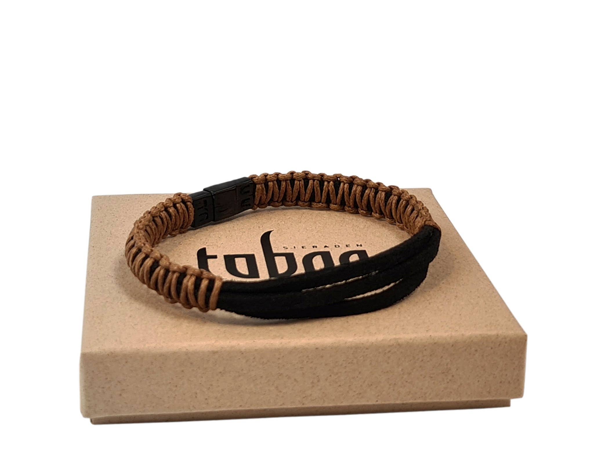 Black Brown Taboo Herenarmband Mark Small, Brown/Black for wholesale on Faire0