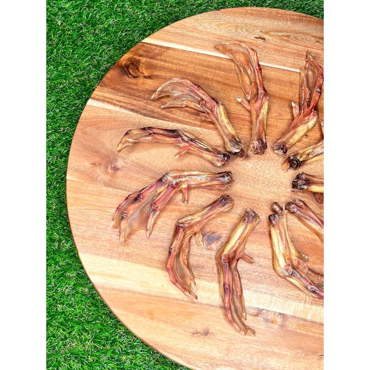 FF Duck Feet 75ct Bulk Case for wholesale by Alamo Pet Experts