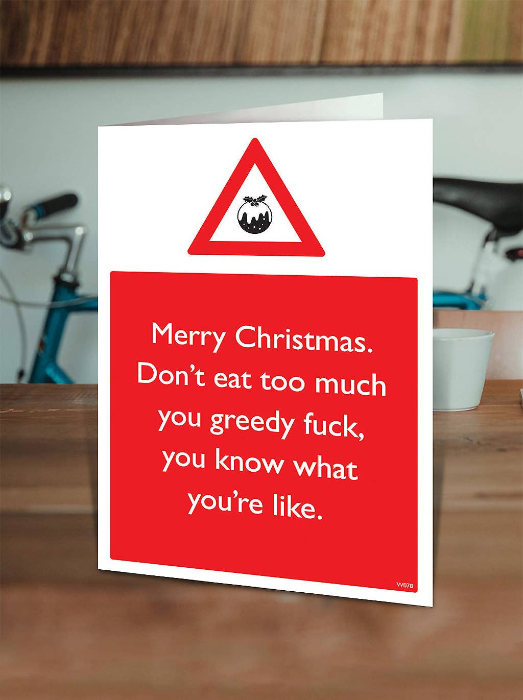 Brainbox Candy – Engroshandel Julekort – Funny Julekort - Spis ikke for meget - Uhøfligt1