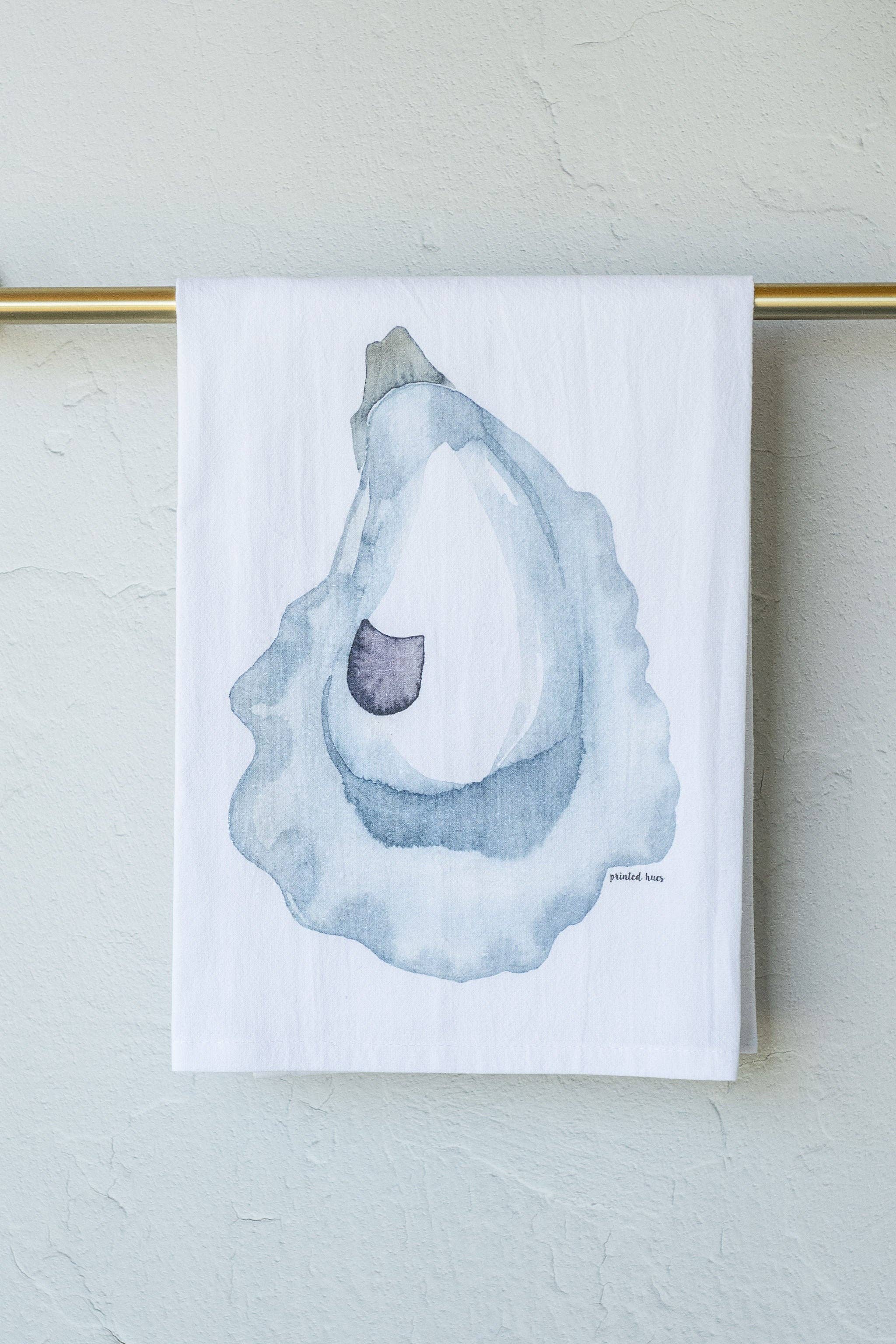 Printed Hues - Wholesale Tea Towel - Carolina Oyster Tea Towel2