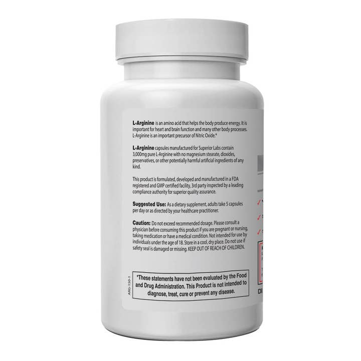 Superior Labs - Wholesale Oral Supplement/Vitamin - L-Arginine1