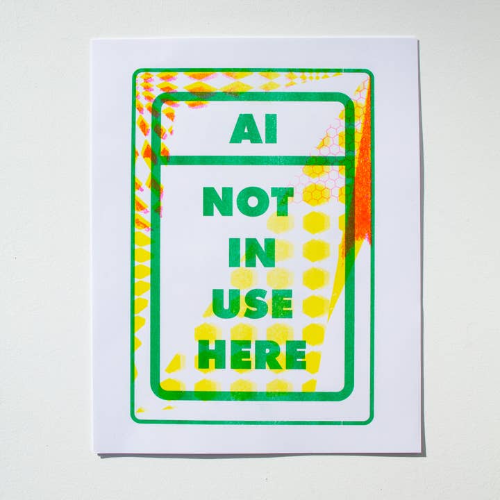 AI Not In use Here for wholesale by Shortt Editions