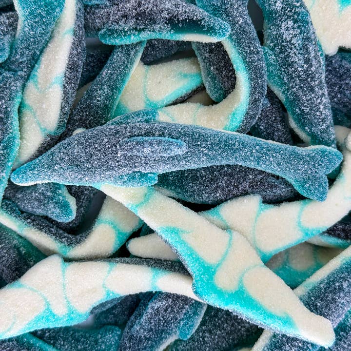 Jellioo Giant Sour Dolphins 2.2lbs for wholesale by Sweetish- Swedish Candy Wholesale