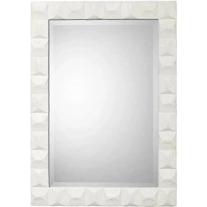 Reversible Position White Polyresin Astor Wall Mirror and other Purchase Wholesale plaster of paris. Free Returns & Net 60 Terms on Faire trending on Faire.