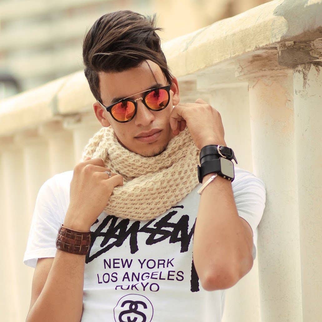 Emblem Eyewear – wholesale Solglasögon - Unisex – Premium Horn Rimmed Vintage Crossbar solglasögon Flash9