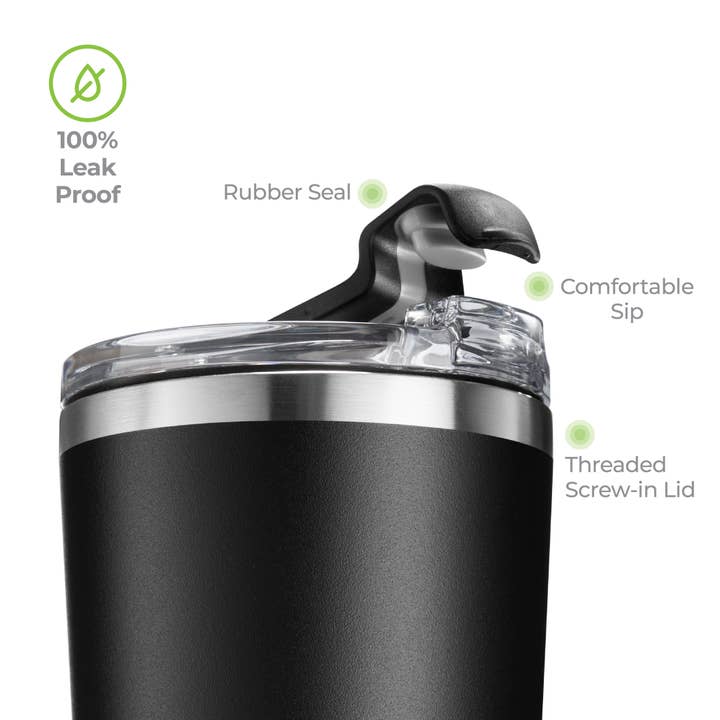 SipX - Wholesale Coffee/Tea Cup - Triple-Insulated Coffee Tumblers - 16oz, Stainless Steel