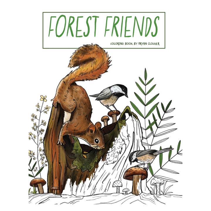 bclockerart - Wholesale Coloring & Activity Book - Kids & Baby - Forest Friends Coloring book1