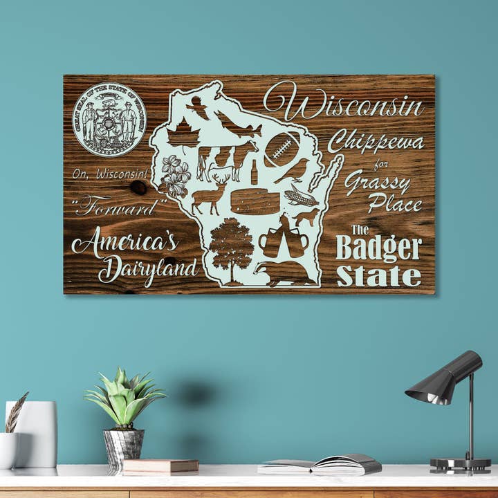 Wisconsin: Abstract voor wholesale door Fire & Pine