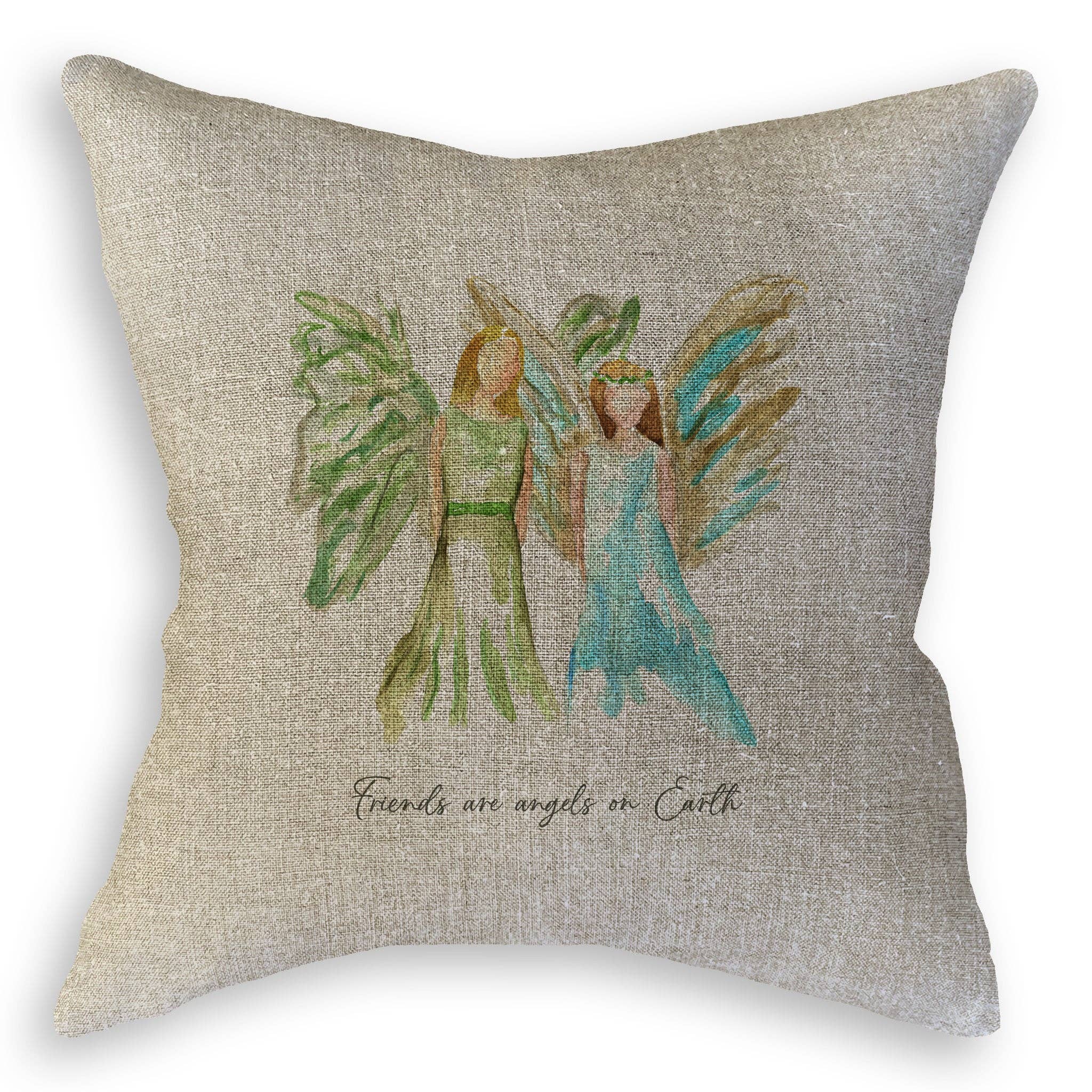 French Graffiti - Wholesale Tea Towel - Celestial Angel Friends with Friends Quote10