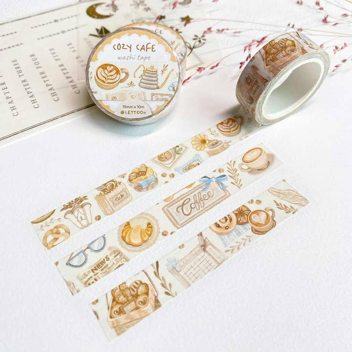 Washi Tape - Cozy Cafe for wholesale by Lettoon