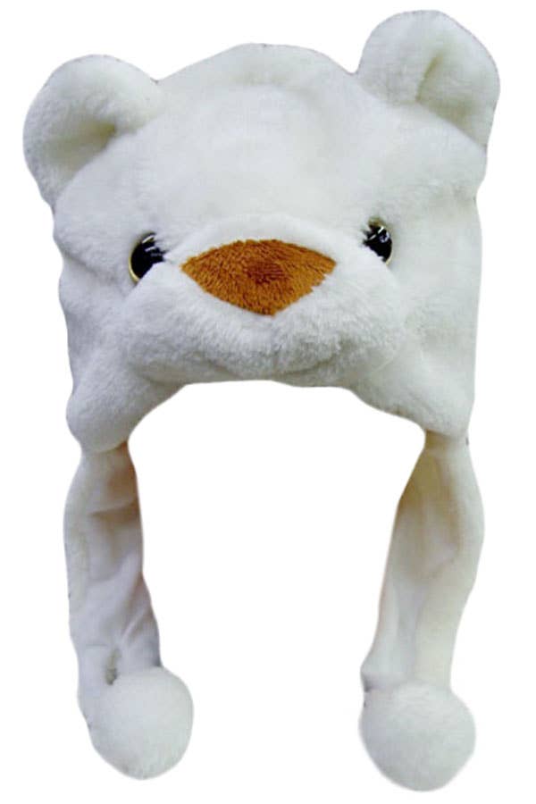 Cap Zone - Wholesale Costume - Women's - Animal Plush Teddy Fur Hat with Short Ear Flaps35